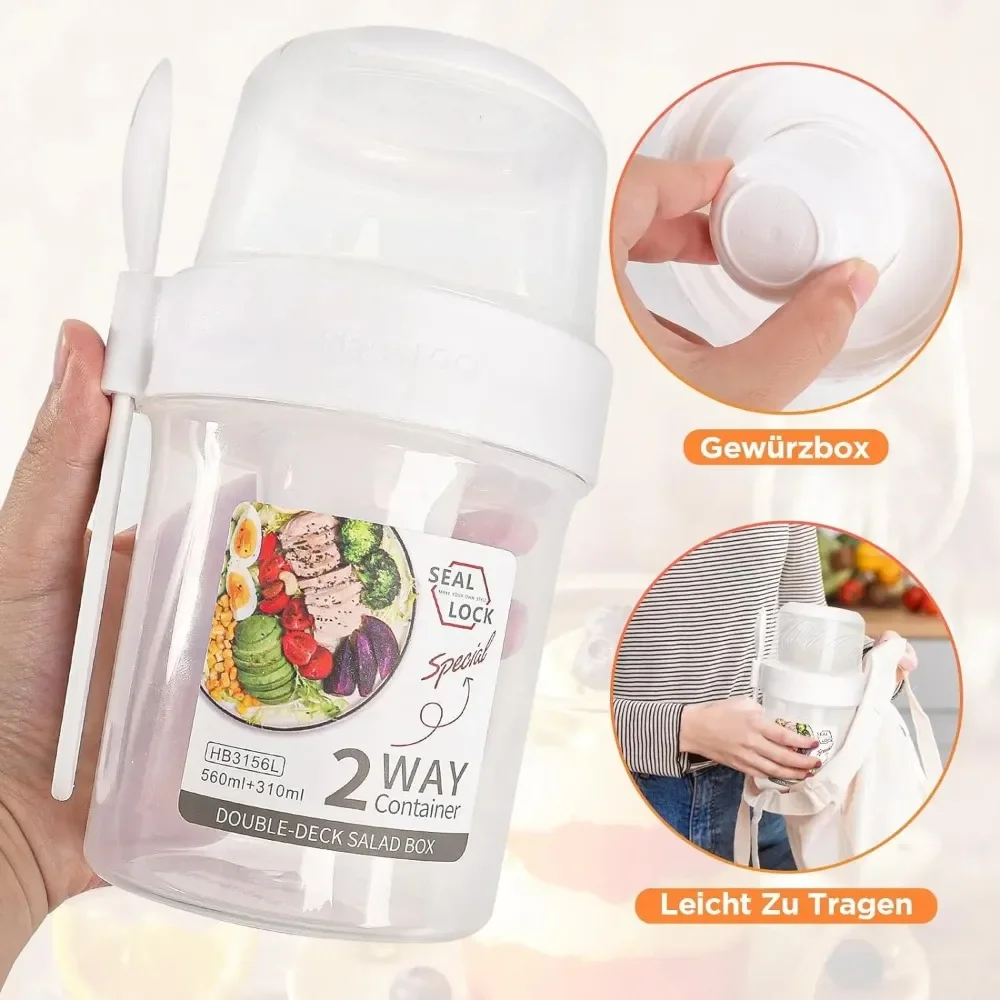 Zestaw pojemników na śniadanie – Food Storage Jar Set recenzja i cena