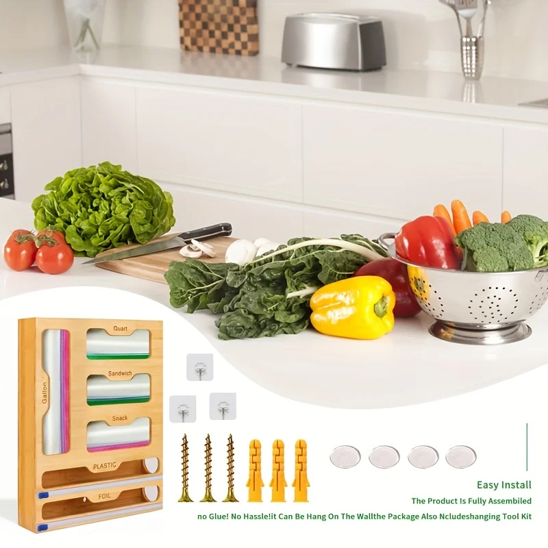 Półka kuchenna Dozownik folii  – Food Storage Organiser recenzja i cena