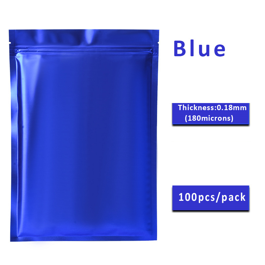 100 szt. Matowych niebieskich  – Food Storage Bags Reusable recenzja i cena