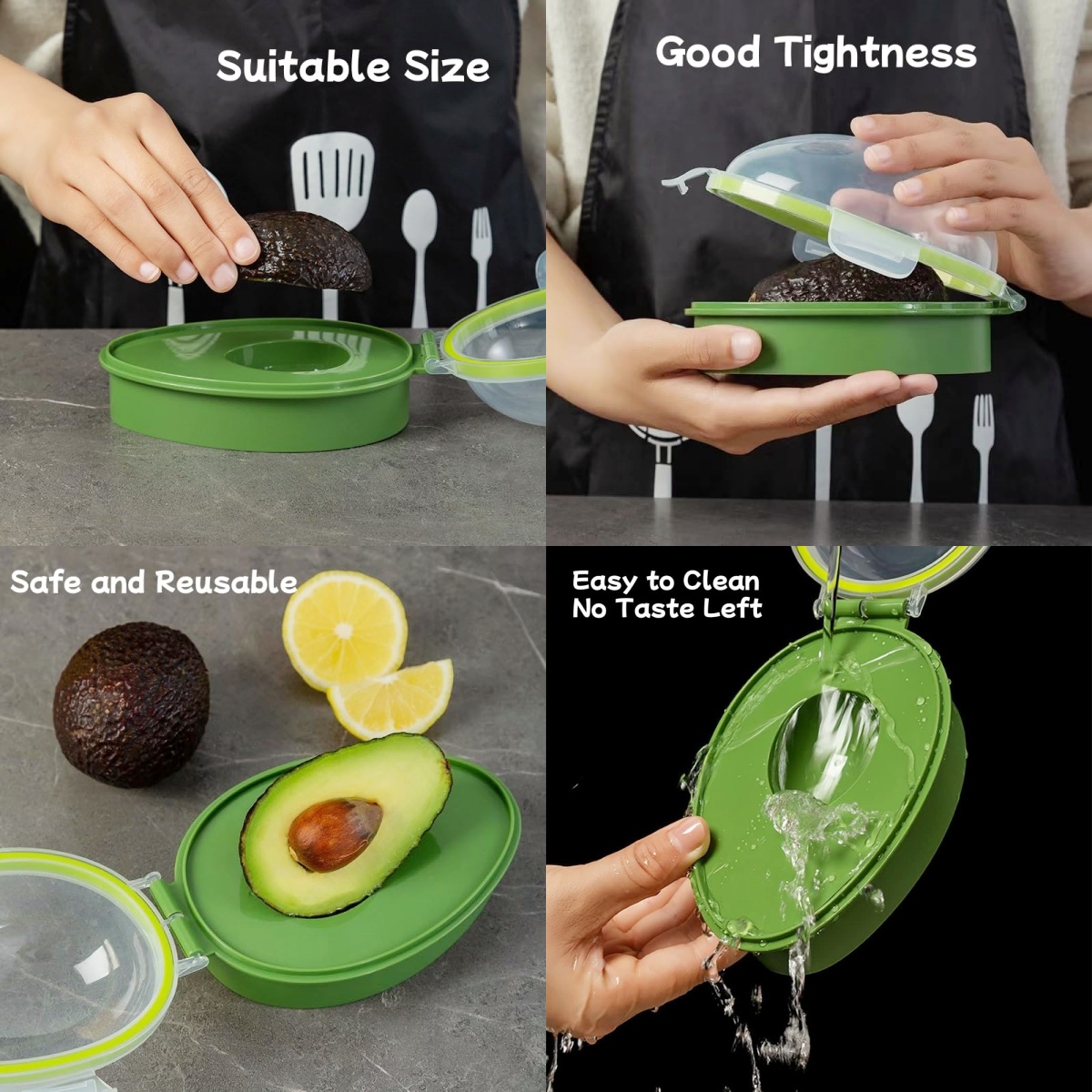 Pojemnik na awokado, wielorazo – Food Storage Jar Set recenzja i cena
