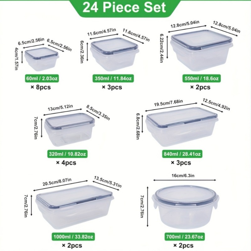 48-częściowy zestaw pojemników – Food Storage Containers Set recenzja i cena