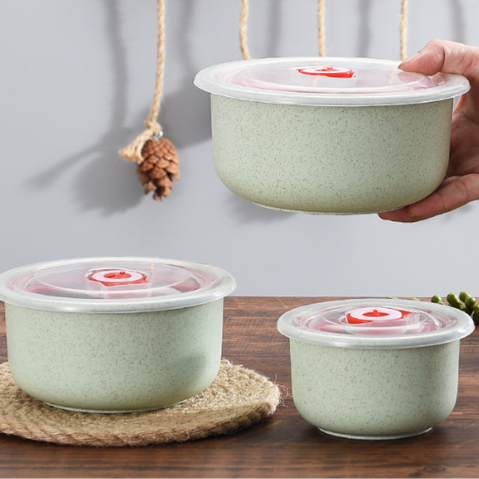 3 szt. Pojemniki na żywność, l – Food Storage Without Plastic recenzja i cena