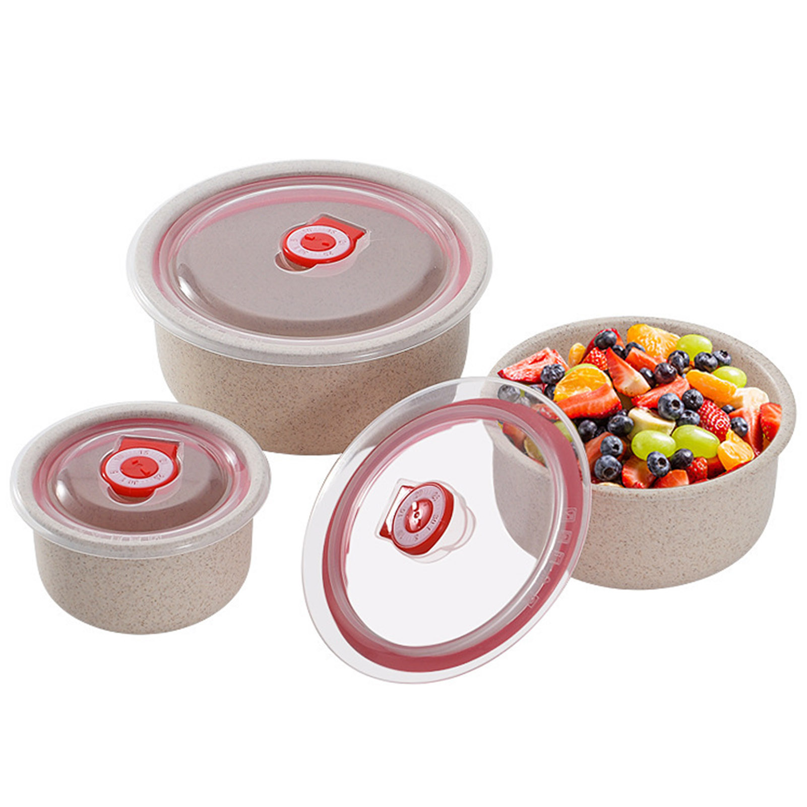 3 szt. Pojemniki na żywność, l – Food Storage Without Plastic recenzja i cena