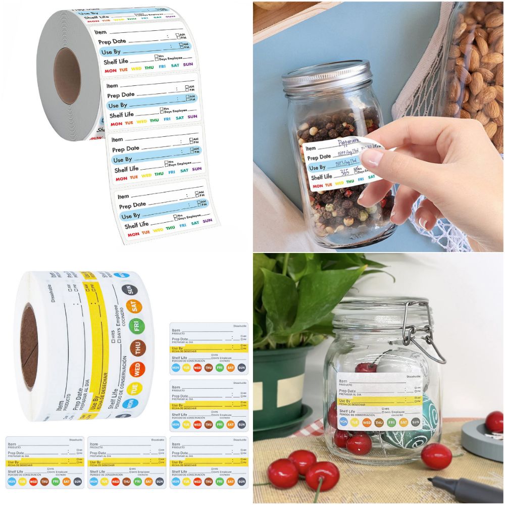 250/300 szt. Etykiety na żywno – Food Storage And Safety recenzja i cena